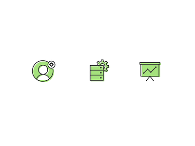 Starting Monday with Green branding design icon icons illustration ui vector