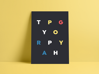 Thought it was neat colors poster type typeface typogaphy typography