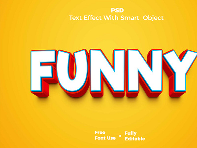 Funny 3D Texture Effect 3d branding graphic design logo