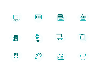 Icons design iconography icons line icons service