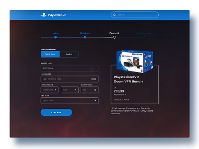 Daily UI #002 - Credit Card Checkout