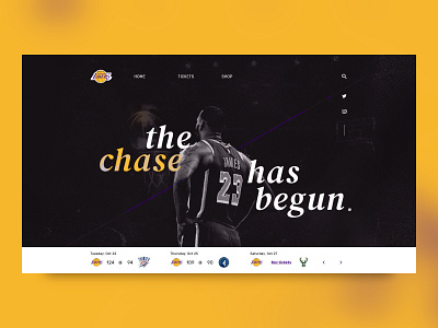 Lakers website