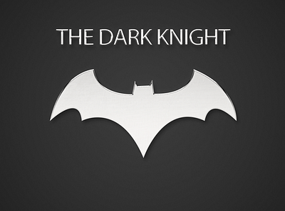 The Dark Knight 3d ad branding design graphic design illustration logo mockup vector