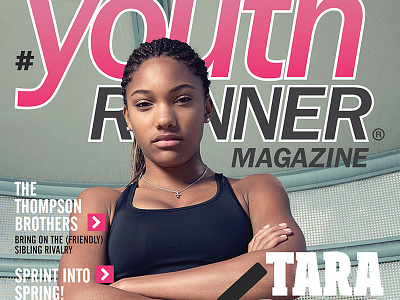 New Youth Runner Magazine issue is out! design illustrate magazine youth runner