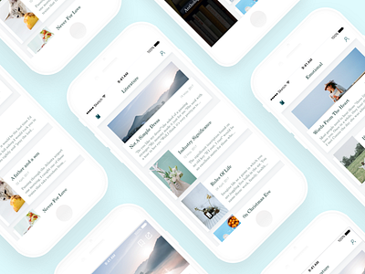Reading App app books clean interface ios ui