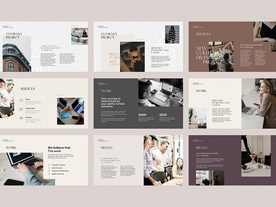 Studio Portfolio PowerPoint Template #10