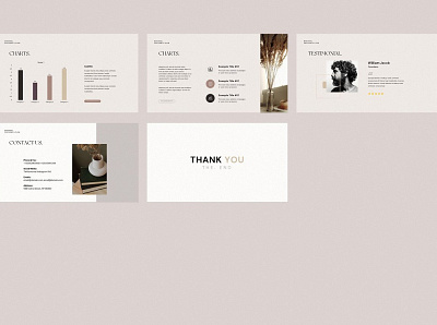 Studio Portfolio PowerPoint Template #12 app branding design graphic design illustration logo typography ui ux vector