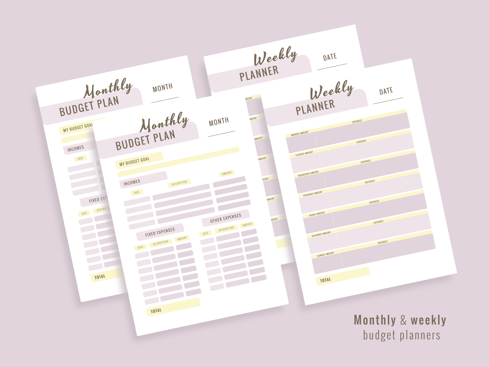 Planner design by Vidana Travian on Dribbble