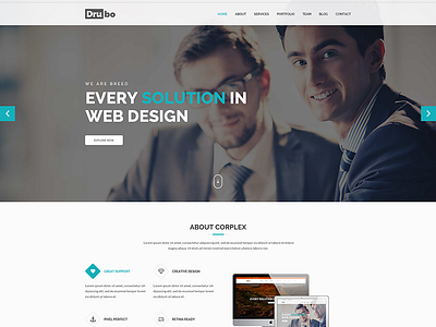 Drubo – Corporate PSD Template