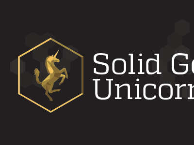 Solid Gold Unicorn Logo