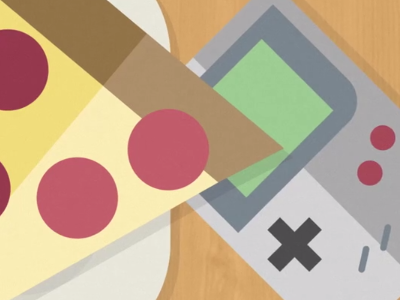 Food and Toys illustration motion graphics