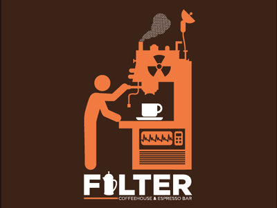 Filter T-Shirt Design 2 color coffee t shirt