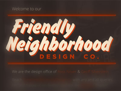 Friendly Neighborhood Design Company