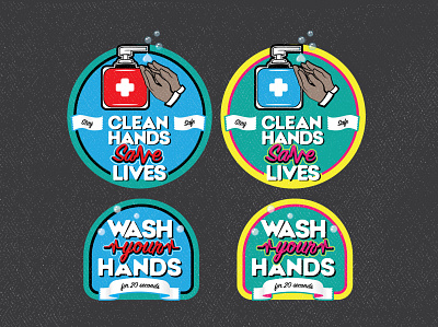 Clean Hands Save Lives coronavirus covid19 daily illustration design graphic design illustration logo retro stay safe typography vector wash your hands