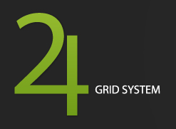 24 Grid System css grid logo