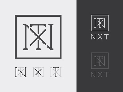 NXT - Monogram branding dhultin identity logo logotype monogram nxt