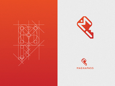 Magnapass d dh grid key logo m mark red