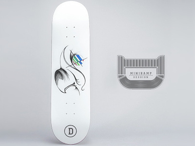D Skateboard 01 cracker d david dh hultin illustration miniramp polly session skateboard