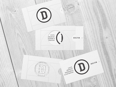 D Hultin Bs Card bs business cards d design dhultin grid identity type typography