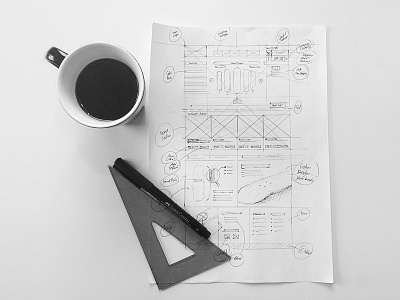 Sketch Wireframe 7tree 7 dh dhultin line select shape skateboards tree web wireframe