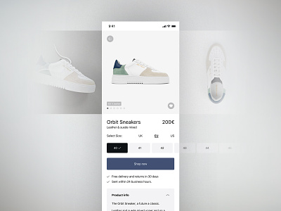 Product detail page