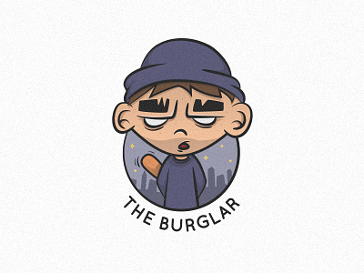 The Burglar burglar cartoon character dhultin illustration line