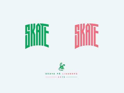 Skate dhultin graphic liseberg mark skate skateboard type typography