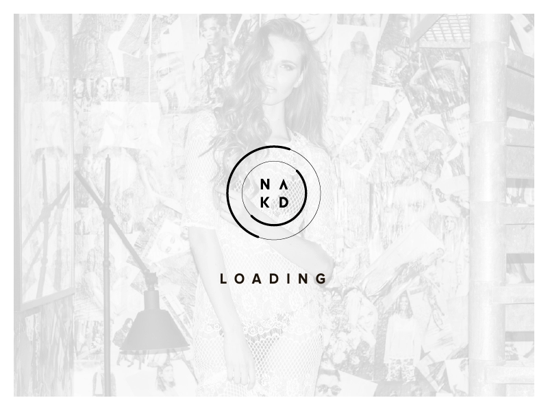 NA-KD Loading - Revision button circle dhultin fashion letter loading nakd revision shape