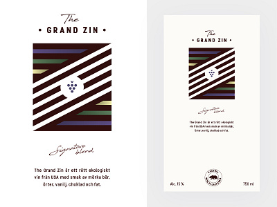 Wine Label - The Grand Zin