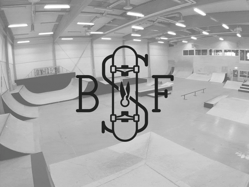 BSF Logo 02 borås dhultin ikon logo monogram sk8 skate skateboard