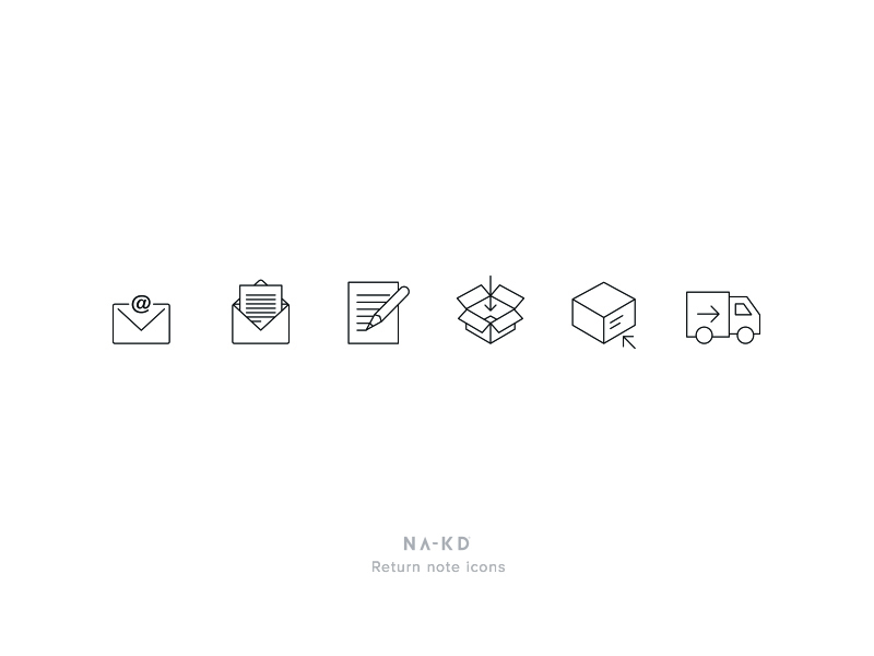 Return Note Icons by David Hultin on Dribbble