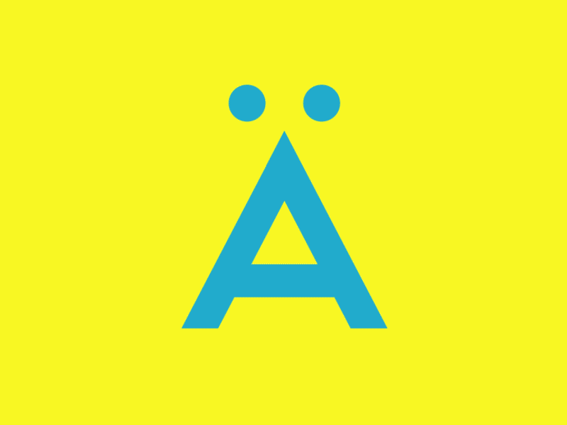 AE Reveal ae animation dhultin logo logo animation reveal swedish type art ä