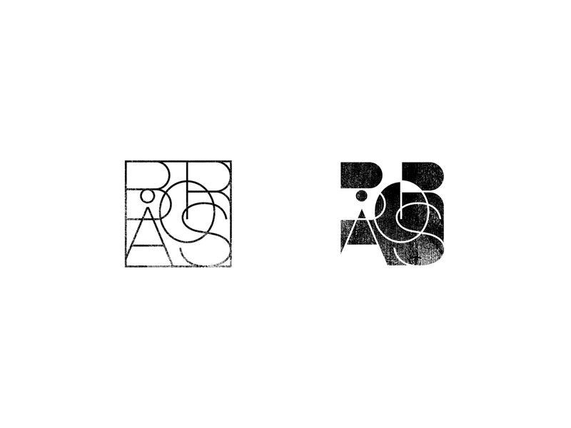 Borås black white borran borås branding city dhultin logo logotype shape type typography