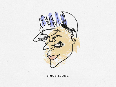 Linus Ljung abstract developer dhultin front end illustration line line art linus team web