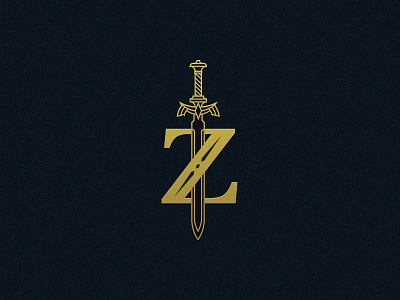 Zelda game link logo logotype swords z zelda