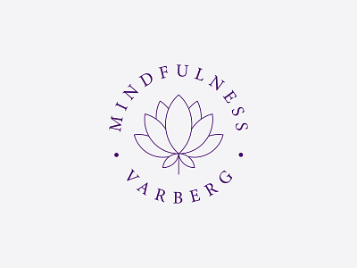 Mindfulness Varberg brand dh dhultin flower logo meditation mindfulness varberg yoga