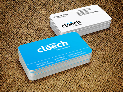 Cleech.co business card design