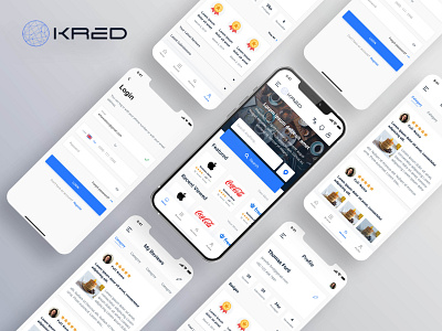 KRED- Mobile App Design app design mobile app design recommendation app ux design ux ui