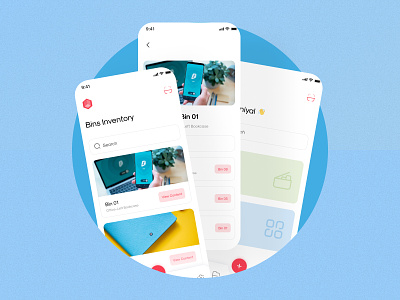 Binventoryus (Inventory management App) app app design design ui ux design ux ui ux ui designer