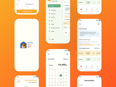 Pet Mobile App UI design