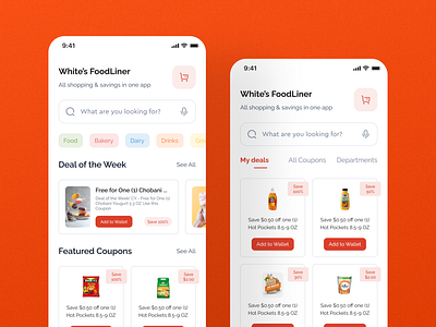 Food App Mobile UI