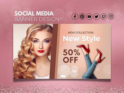 Fashion Store - Social Media Banner Design