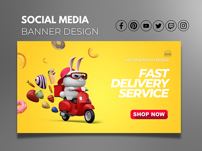 Fast Food Service - Banner Design