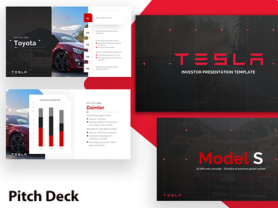 Tesla Pitch Deck Template FREE Dwonload business pitch deck pitch deck template pitchdeck powerpoint presentation tesla