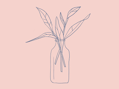 No Flowers applepencil design draw drawing graphic illustration ipadpro leaf leaves line lineart linedrawing procreate sketch vase