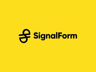 SignalForm Logo app branding design icon logo