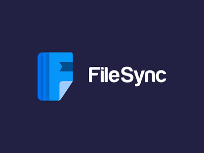 FileSync app branding design graphic design icon logo