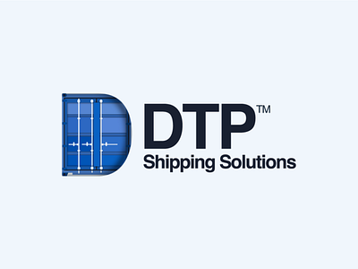 DTP Shipping Solutions branding design graphic design logo mockup