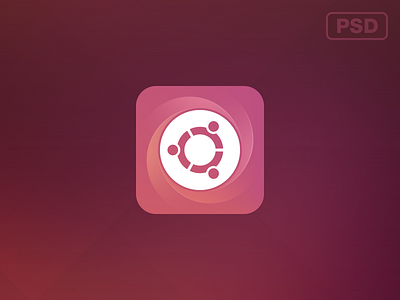 Ubuntu Icon free psd icon psd study ubuntu