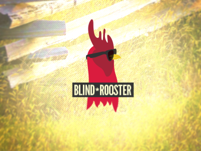 Blind * Rooster blind logo rooster